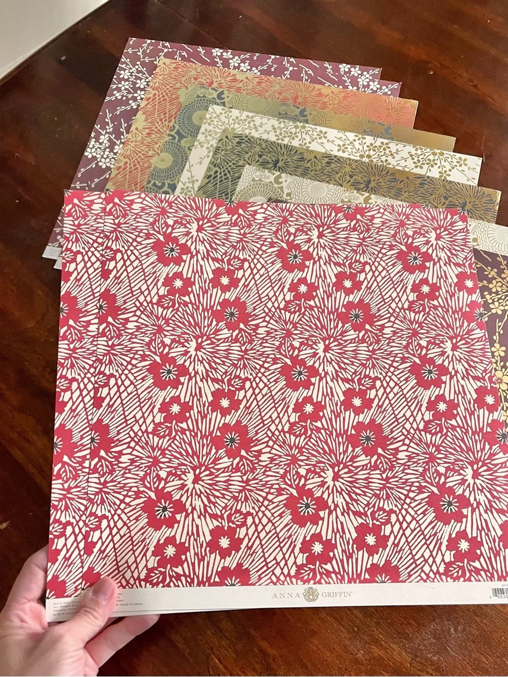 Assorted Scrapbooking Paper, including Anna Griffin - Picture 13 of 16